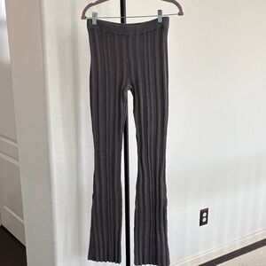 Amanda Uprichard Knit Flare Bottom Pants NWOT Size S